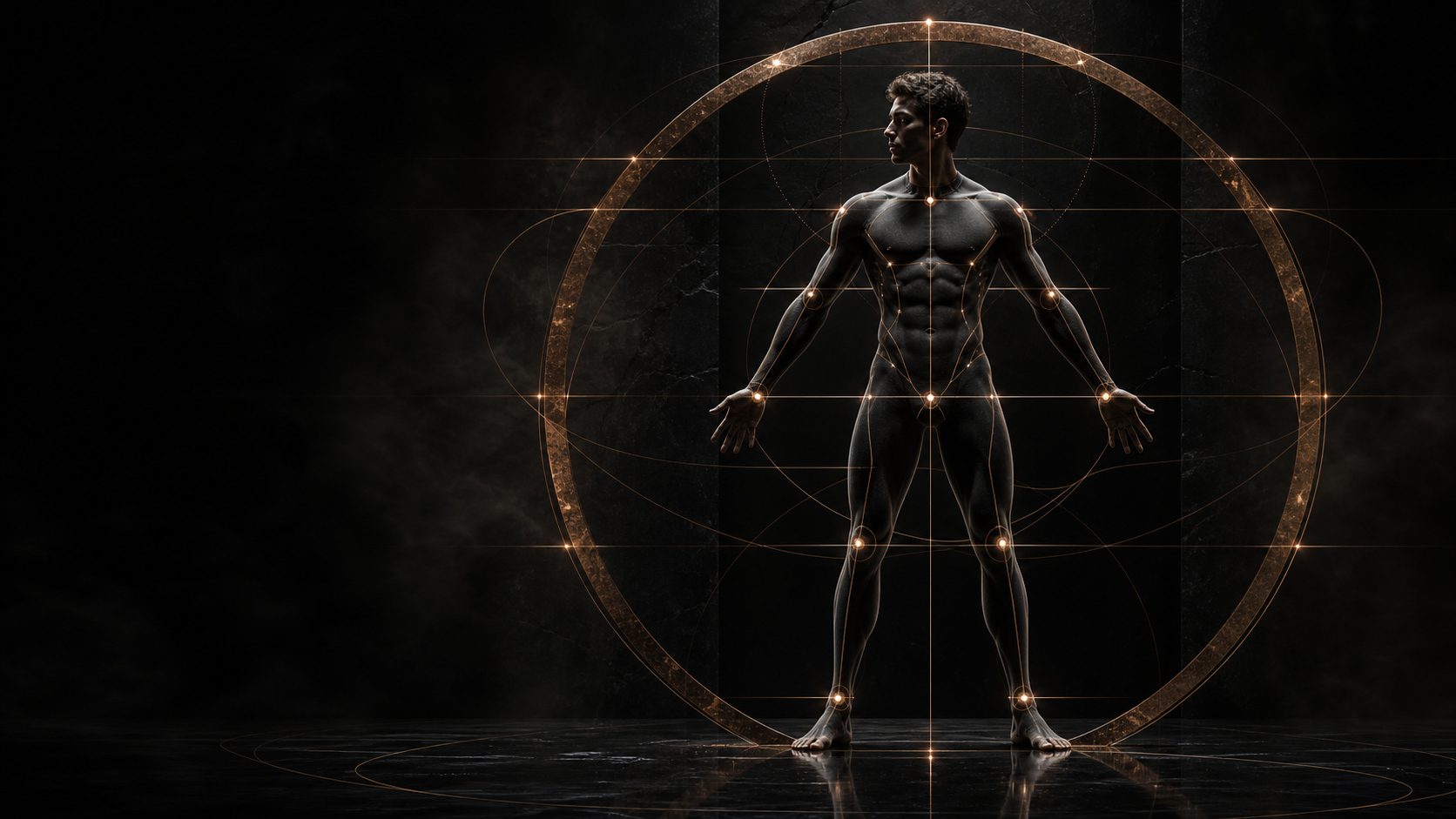 An athlete in a bronze performance calibration study.